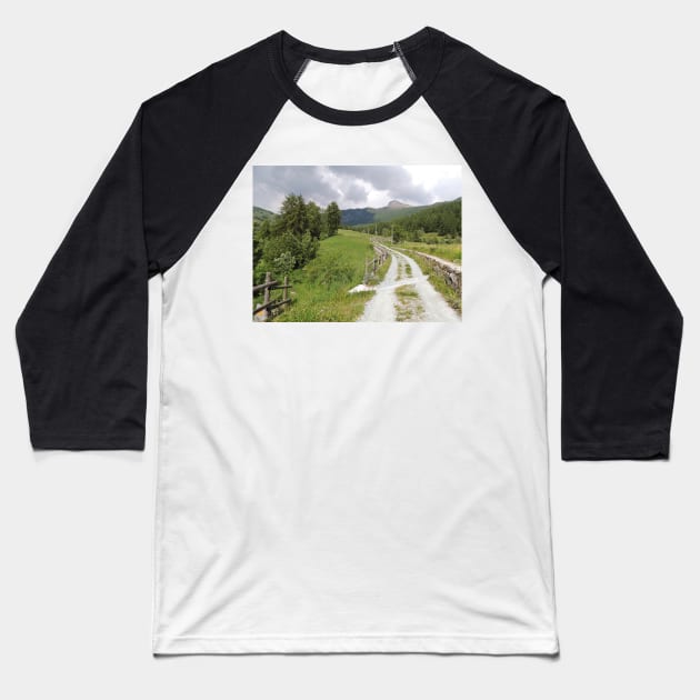 The Path To Lake Lod Baseball T-Shirt by AlexaZari